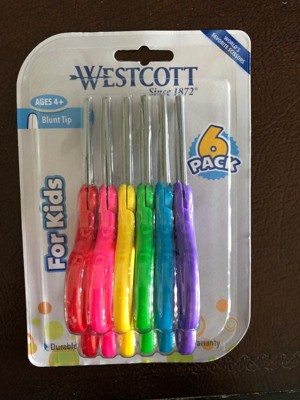 Westcott - Westcott School Kids 5 Scissors, Blunt, 6 Pack (16454)