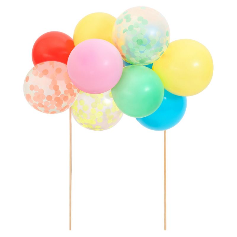 Meri Meri Rainbow Balloon Cake Topper Kit (Pack of 1), 1 of 5