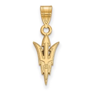 Black Bow Jewelry 14k Yellow Gold Arizona State Sun Devils NCAA Medium Pendant - 1 of 3