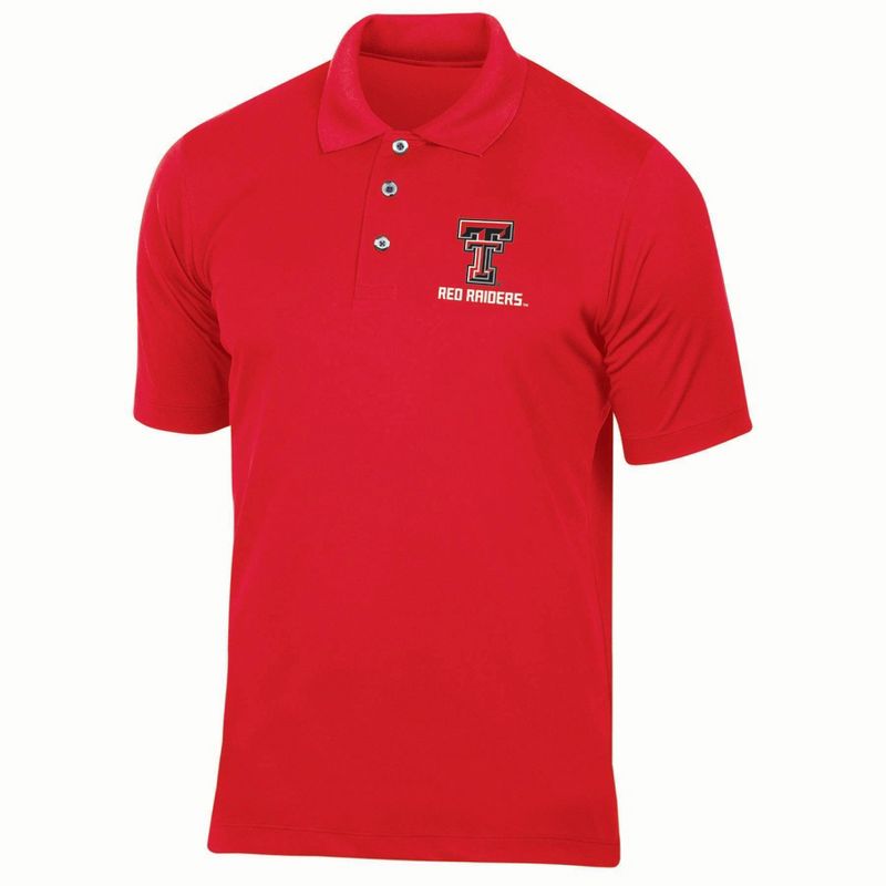 NCAA Texas Tech Red Raiders Polo T-Shirt, 1 of 4