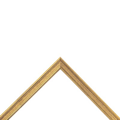 Gold 12x16 Vintage Wooden Picture Frame
