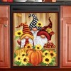 Collections Etc Fall Harvest Three Gnomes Dishwasher Magnet - 2 of 2