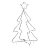 Outsunny 30" Outdoor LED Christmas Tree Rope Lights, LED Outdoor Christmas Decoration with Ground Stakes - 4 of 4