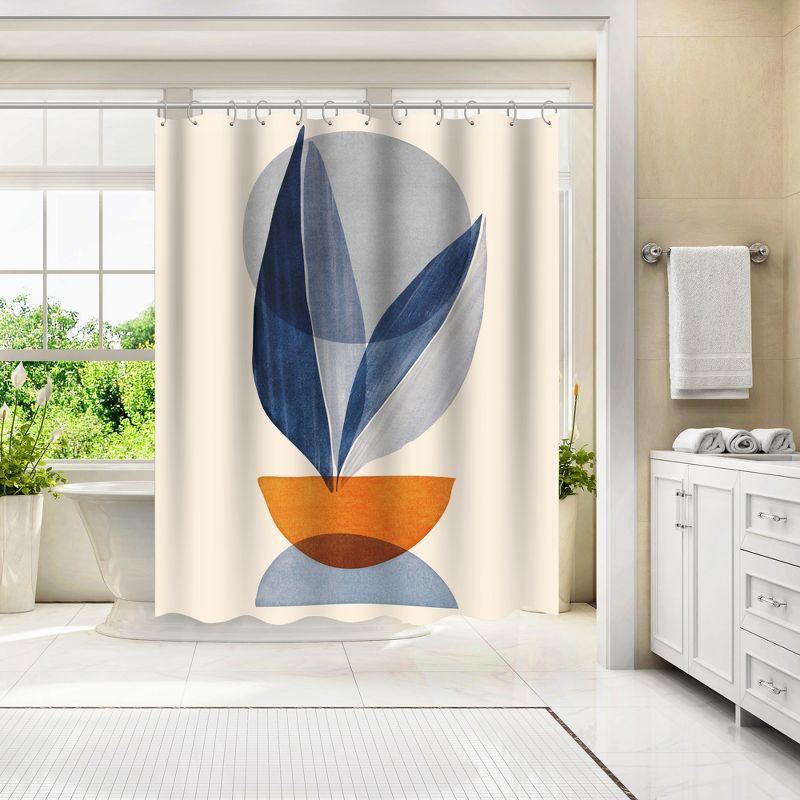Americanflat 71" x 74" Shower Curtain Style 4 by Modern Tropical, 3 of 6
