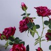 2Pcs Faux Peony Flower Tree, 28in Tall Fake Blooming Tree in Pot Artificial Plants & Flowers for Front Door Outdoor Indoor Office Decoration - 4 of 4