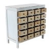 Farmhouse Mahogany Chest White - Olivia & May: Antique-Style, No Assembly, All Ages Storage Trunk - 3 of 4