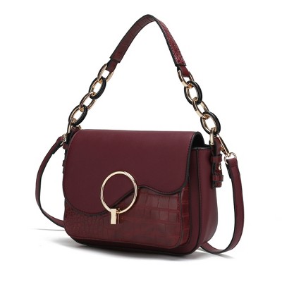 MKF Collection Fantasy Croc Vegan Leather Women's Shoulder Crossbody Bag by Mia K