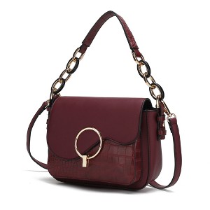 MKF Collection Fantasy Croc Vegan Leather Women's Shoulder Crossbody Bag by Mia K - 1 of 4