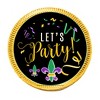 84ct Mardi Gras Candy Party Favors Chocolate Coins  (84 Pack) - "Let's Party" - By Just Candy - 2 of 3