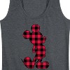 Women's - Disney - Mickey Plaid Graphic Racerback Tank - 2 of 4