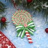 Gloria Duchin Green Swirl Clay Lollipop Tree Ornament - 2 of 3