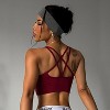 Women's Sports Bras Quick-Dry Breathable Yoga Bra Beautiful Back Naked-Feel Fitness Top for Sports - 3 of 4