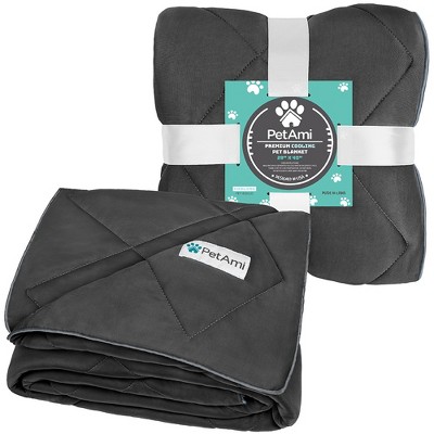 PetAmi Medium Gray Waterproof Cooling Dog Blanket