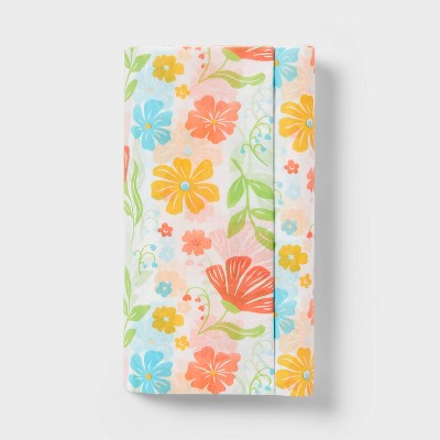 8ct Pegged Tissue Printed Floral - Spritz™