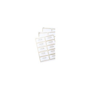 Avery Laser/Inkjet Shipping Label 2" x 4" Matte White/Gold 100/Pack (6541) - 1 of 4