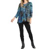 Women's SLINKY KNIT HI-LO TUNIC TOP - Jess & Jane - 2 of 2
