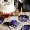 Creative Converting Class of 2025 Graduate Purple Paper Beverage Napkins 108ct - 2 of 4