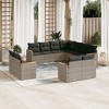 vidaXL Garden Sofa Set Grey, Dark Grey - 2 of 4