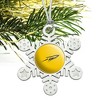 University of Toledo Secondary Metal Snowflake Christmas Tree Holiday Ornament - 2 of 3
