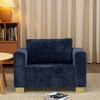 1-Seater Plush Cloth Soft Sofa Chair with High Sofa Legs, Easy Cleaning, and Fun Assembly - 4 of 4
