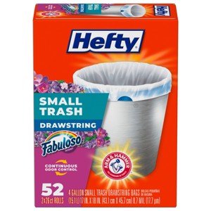 Hefty Fabuloso Trash Bag - Small - 52ct - 1 of 4