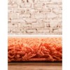 Unique Loom Solid Shag Solid Indoor Woven Area Rug - 3 of 4