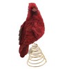 Ganz 11.0 Inch Cardinal Sisal Treetopper Red Bird Christmas Tree Toppers - 3 of 3