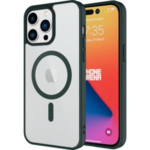 AMPD Tpu / Acrylic Hard Shell Magsafe Case With Colored Bumper For Apple Iphone 15 Pro Max - 1 of 4