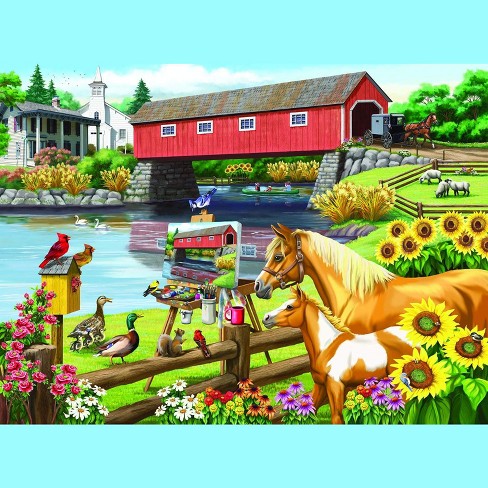 Sunsout Bubble Trouble 1000 Pc Round Jigsaw Puzzle 34894 : Target