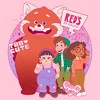 Girl's Turning Red Too Cute Group Pose T-Shirt - 2 of 4