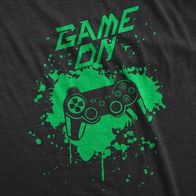 Мужские футболки Crazy Dog T-Shirts, Inc. Mens Funny T Shirts Game On Sarcastic Video Games Graphic Novelty Tee for Men - Crazy Dog Men's T Shirt For Gamers Black XXL — фото 2