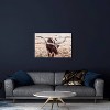 Texas Longhorn Cow Farmhouse Colors Print on Acrylic Glass by Teri James - iCanvas - 3 of 4