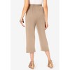 Roaman's Women's Plus Size Soft Knit Capri Pant - 3 of 4