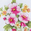 Collections Etc Columbine Floral Trellis Quilt Top Ruffle Border Bedspread - 3 of 3