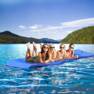 GEEMAX 13'x5' 3-Layer Floating Water Mat Thick Tear-Resistant XPE Foam For Lake Oceans - 1 of 4