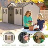 Lifetime 15 ft. x 8 ft. Outdoor Storage Shed, Tan (60138) - 3 of 4