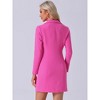 INSPIRE CHIC Women's Casual Notched Lapel Collar Office Work Blazer Dress - 4 of 4