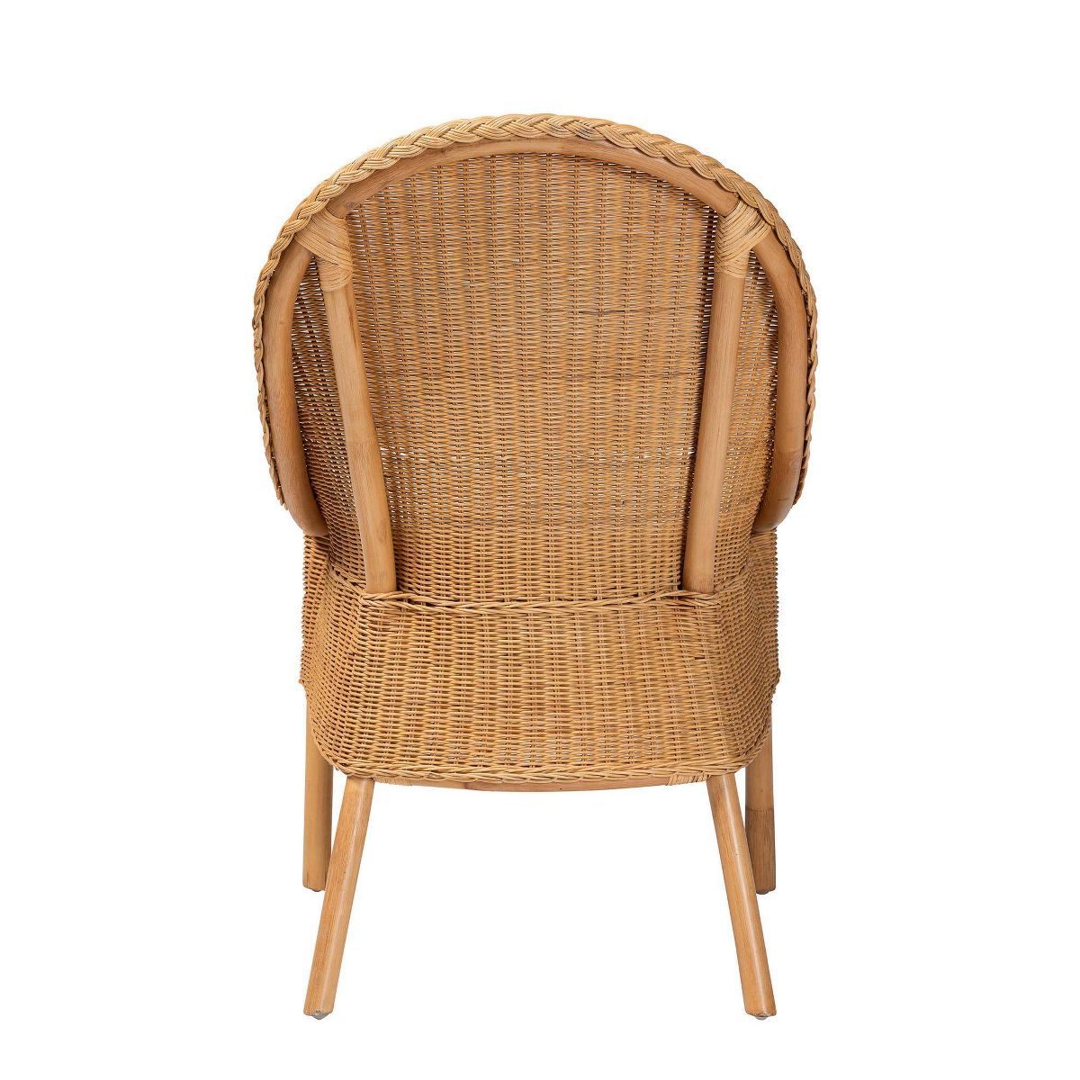 bali & pari Camelia Rattan Dining Chair Light Honey - thumbnail 5