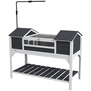 Tortoise Habitaten Tortoise House w/ Lamp Holder - 1 of 4