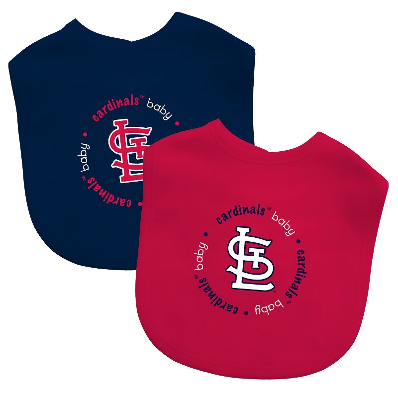 BabyFanatic Officially Licensed Unisex Baby Bibs 2 Pack - MLB St. Louis Cardinals, 1 of 4