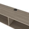 59.1" Manufactured Wood Floating TV Stand Moore with Two Shelves and Cable Management for Living Room and Bedroom - 2 of 4