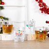 Pavilion Gift Company - Holiday Rocks Glasses - 10 oz Rocks Glasses (Set of 4 ) - Drinkware - 2 of 4