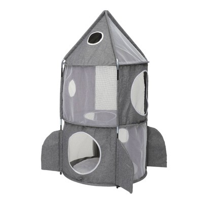 Catit Vesper Rocket Cat Toy - Gray