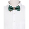 INSPIRE CHIC Men's Two Color Layered Adjustable Solid Color Bow Ties - 4 of 4
