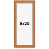 PosterPalooza | Panoramic Classic Brown Picture Frame - UV Acrylic, Foam Board Backing, Hanging Hardware - 2 of 4