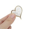 Unique Bargains Women's Heart Design Ponytail Buckle Hair Clip 1 Pc - 4 of 4