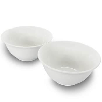 Gibson Our Table Simply White 6.25 Inch Round Noodle Bowl With Chopsticks  And Lid : Target