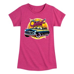 Girls' - Disney - Classic Doc Hudson Car Show Ready Fitted Short Sleeve Graphic T-Shirt - 1 of 4
