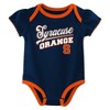 NCAA Syracuse Orange Infant Girls' 3pk Bodysuit - 4 of 4