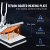 VEVOR Heat Press, Heat Press Machine for T-Shirt, Fast Heating, Power Digital Industrial Sublimation Printer for Heat Transfer Vinyl, White - 4 of 4